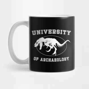 University of Archaeology - Tyrannosaurus Rex Dinosaur Fossil Mug